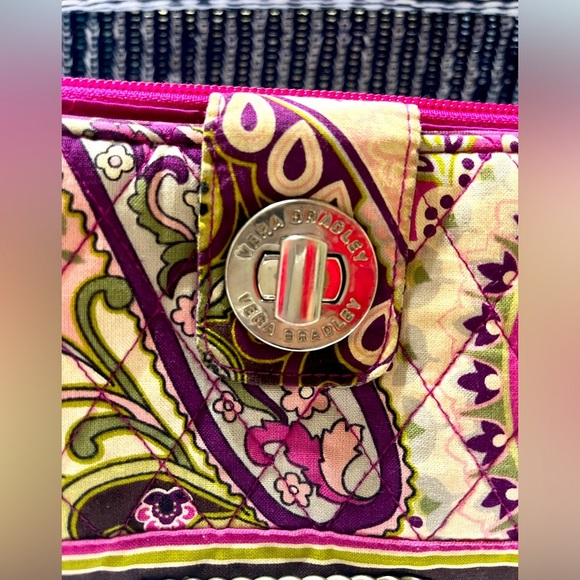 Vera Bradley Berry Paisley Turn Lock Wallet - Picture 5 of 14